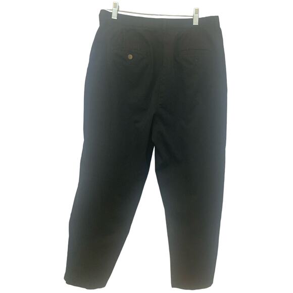 Talbots Petite High Rise Pants 14P Black Straight Leg Stretch  Business Casual - Picture 2 of 7